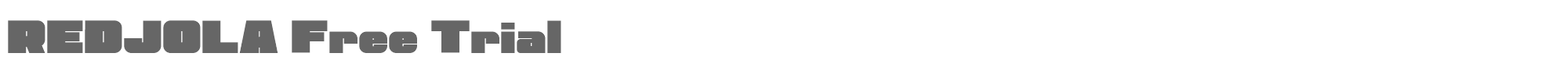 Sample characters Redjola Font